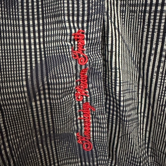 $228 ROBERT GRAHAM L PINAL PEAK LONG SLEEVE CLASSIC FIT SPORT SHIRT NAVY, PREPPY - Picture 9 of 15